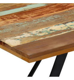 Table de salle à manger 140x80x76cm Bois de récupération massif