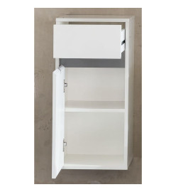 Trendteam Armoire murale de rangement avec tiroir Sol blanc