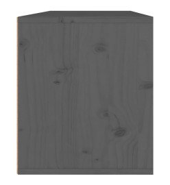 Armoires murales 2 pcs Gris 45x30x35 cm Bois de pin massif