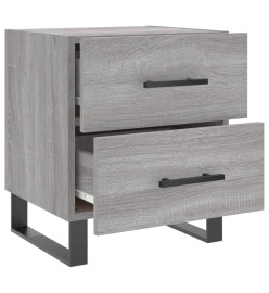 Tables de chevet 2 pcs gris sonoma 40x35x47,5 cm