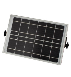 Eurotrail Panneau solaire de camping 25,5x16x10 cm noir