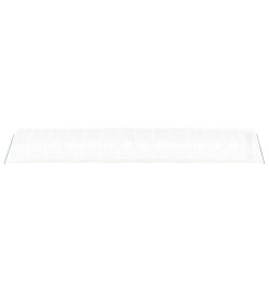 Serre avec cadre en acier blanc 42 m² 14x3x2 m