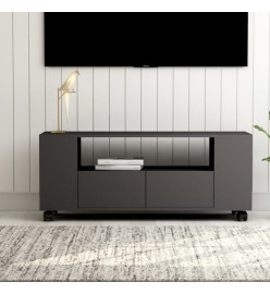 Meuble TV Gris 120x35x48 cm Bois d'ingénierie