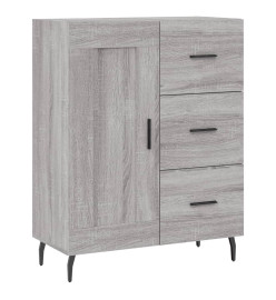 Buffet sonoma gris 69,5x34x90 cm bois d'ingénierie