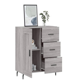 Buffet sonoma gris 69,5x34x90 cm bois d'ingénierie