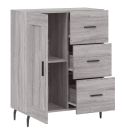 Buffet sonoma gris 69,5x34x90 cm bois d'ingénierie