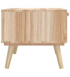 Table basse avec tiroirs 80x40x35,5 cm bois d'ingénierie