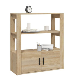 Buffet Chêne sonoma 80x30x90 cm Bois d'ingénierie