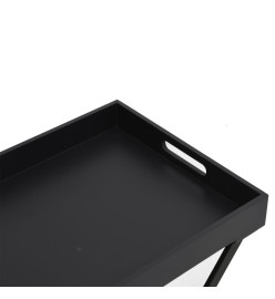 Table pliable Noir 48x34x61 cm MDF