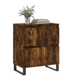 Buffet Chêne fumé 60x35x70 cm Bois d'ingénierie