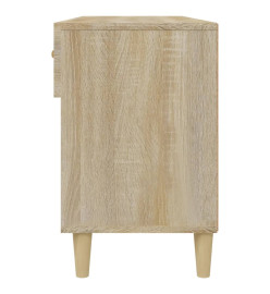 Armoire à chaussures Chêne sonoma 102x35x55cm Bois d'ingénierie