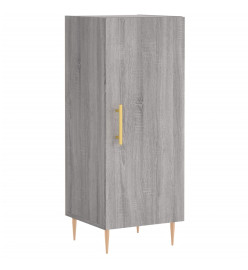 Buffet haut Sonoma gris 34,5x34x180 cm Bois d'ingénierie