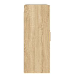 Armoires murales 2 pcs chêne sonoma bois d'ingénierie