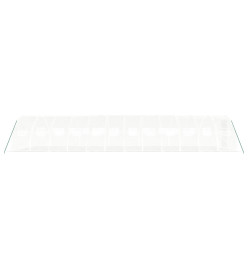 Serre avec cadre en acier blanc 48 m² 12x4x2 m