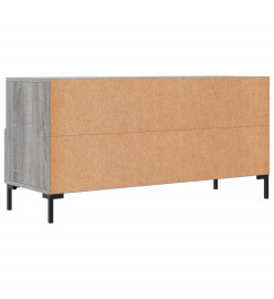 Meuble TV sonoma gris 102x36x50 cm bois d'ingénierie