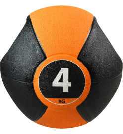 Pure2Improve Ballon médicinal avec poignées 4 kg Orange