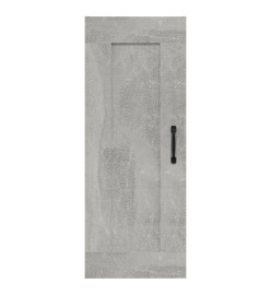 Armoire suspendue Gris béton 35x34x90 cm Bois d'ingénierie