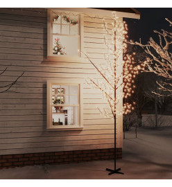 Arbre à LED fleur de cerisier 672 LED Blanc chaud 400 cm