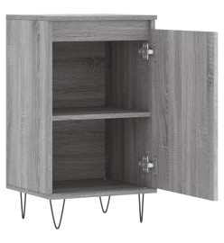 Buffet sonoma gris 40x35x70 cm bois d'ingénierie