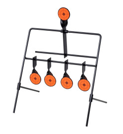 Cible de tir avec réinitialisation automatique et 4+1 cibles