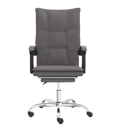 Fauteuil inclinable de bureau Gris Similicuir