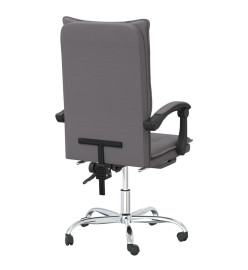 Fauteuil inclinable de bureau Gris Similicuir