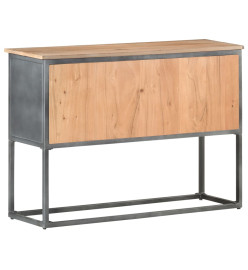 Buffet Gris 100x30x70 cm Bois d'acacia massif