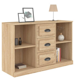 Buffet chêne sonoma 104,5x35,5x67,5 cm bois d'ingénierie