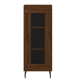 Buffet Chêne marron 34,5x34x90 cm Bois d'ingénierie