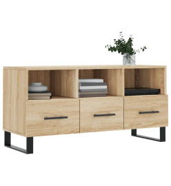 Meuble TV chêne sonoma 102x36x50 cm bois d'ingénierie