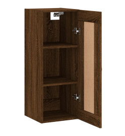 Armoire murale chêne marron 34,5x34x90 cm bois d'ingénierie