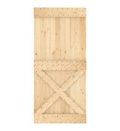 Porte NARVIK 95x210 cm bois massif de pin