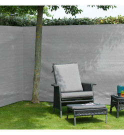 Nature Brise-vue de jardin PE 1,5 x 5 m Gris