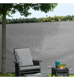 Nature Brise-vue de jardin PE 1,5 x 5 m Gris