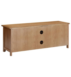 Meuble TV 110x35x44 cm Bois de chêne massif