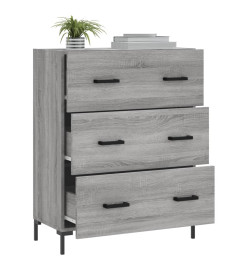 Buffet sonoma gris 69,5x34x90 cm bois d'ingénierie