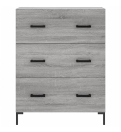 Buffet sonoma gris 69,5x34x90 cm bois d'ingénierie