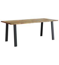 Table à manger 200x90x75 cm bois d'acacia solide