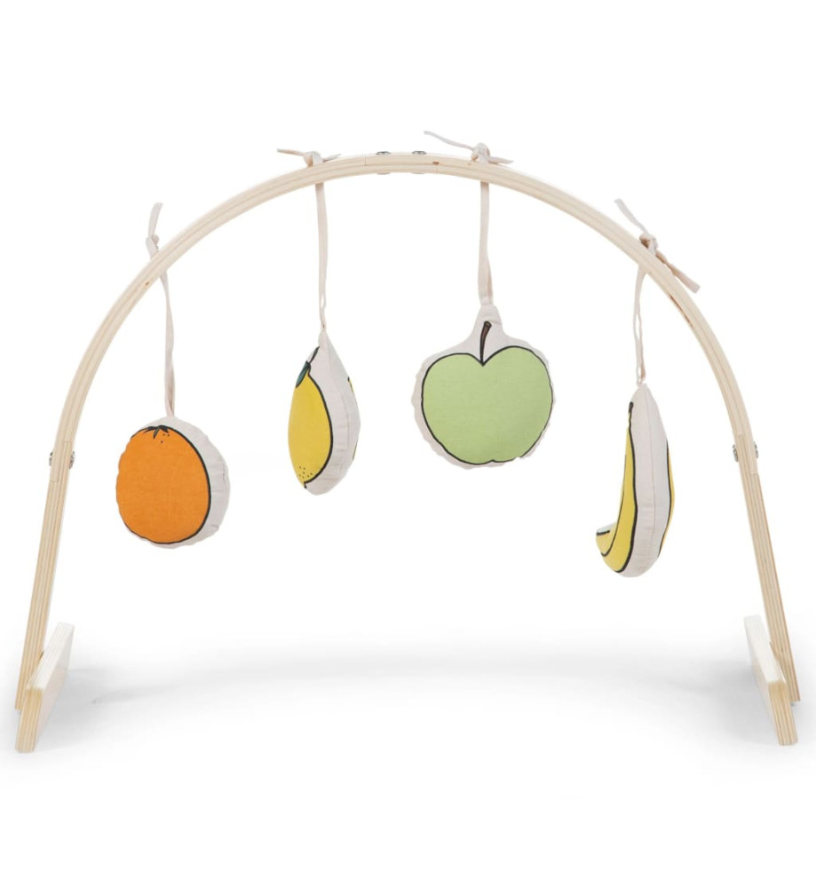 CHILDHOME Ensemble de fruits jouet pour portique bébé 4 pcs