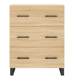 Buffet haut Chêne sonoma 69,5x34x180 cm Bois d'ingénierie