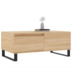 Table basse Chêne sonoma 90x50x36,5 cm Bois d'ingénierie