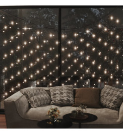 Filet lumineux blanc chaud de Noël 3x2 m 204 LED Int/extérieur