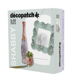 Decopatch Boîte créative Decopatch Shabby Kit