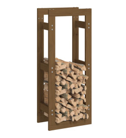 Support de bois de chauffage Marron miel 41x25x100cm Pin massif