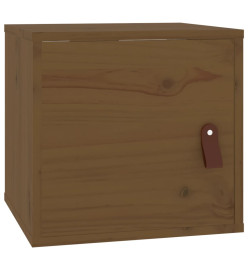 Armoire murale Marron miel 31,5x30x30 cm Bois de pin massif