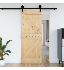 Porte NARVIK 85x210 cm bois massif de pin