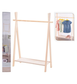 Storage solutions Porte-vêtements pour enfants à 1 niveau Bois de pin