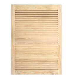 Portes à persiennes 2 pcs Bois de pin massif 69x39,4 cm