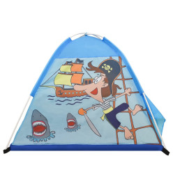 Tente de jeu pour enfants avec 250 balles Bleu 120x120x90 cm