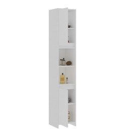 Armoire de salle de bain Blanc 30x30x183,5 cm Aggloméré